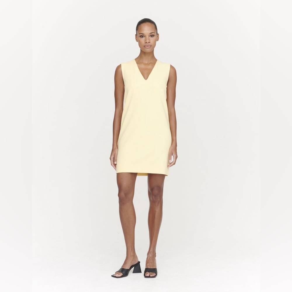 Revolve Butter Yellow Organic Cotton Mini Dress NWT